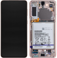 Дисплей Samsung G996 Galaxy S21 Plus с сенсором и рамкой, Phantom Violet, оригинал, GH82-24555C