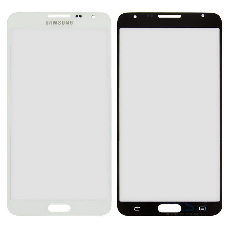 Стекло дисплея для ремонта Samsung N7502 Note 3 Neo Duos белое - 546126
