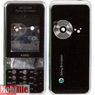 Корпус Sony Ericsson K660 черный - 527578