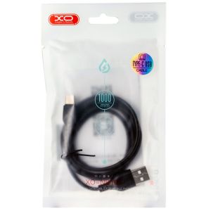 Дата-кабель USB XO NB103 2.1A Quick Charge Type-C 1m black - 914454 Дата-кабель USB XO NB103 2.1A Quick Charge Type-C 1m black - 914454