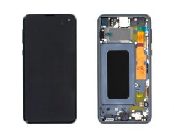 Дисплей для Samsung G970F Galaxy S10e с сенсором и рамкой черный Оригинал GH82-18852A