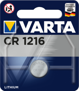 Батарейка Varta CR1216 3B Lithium 1шт 06216101401 - 201848