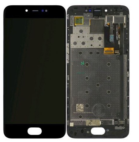 Дисплей для Meizu Pro 6 (M570H), Pro 6s с сенсором и рамкой Черный (TFT) - 559370