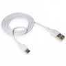 Дата-кабель USB XO NB103 2.1A Quick Charge Type-C 1m white - 914455