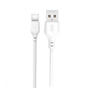 Дата-кабель USB XO NB103 2.1A Quick Charge Type-C 1m white - 914455