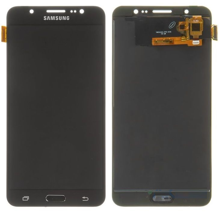 Дисплей Samsung J710H Galaxy J7 2016, J710F, J710FN, J710M з сенсором сірий (TFT) - 550795