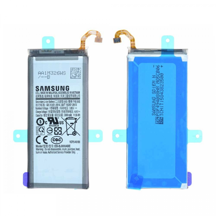 Аккумулятор для Samsung Galaxy A6 Dual (2018), A600, J6 J600, J800 J8, EB-BJ800ABE 3000mAh Оригинал GH82-16480A, GH82-16865A - 565330