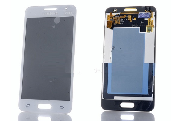 Дисплей для Samsung G355H Galaxy Core 2 Duos с сенсором Белый оригинал - 548216