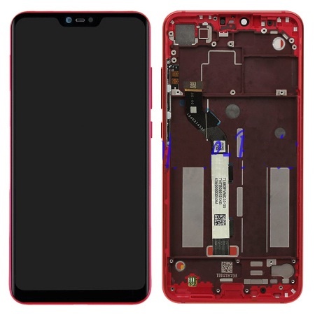 Дисплей для Xiaomi Mi8 Lite, Mi8X 6.26 с сенсором и рамкой Серый Оригинал - 558279