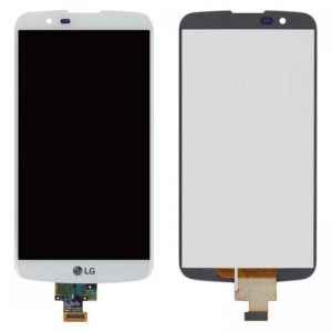Дисплей LG K10 LTE K410, K420N, K430 з сенсором білий - 549296