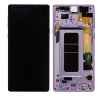 Дисплей для Samsung N960F Galaxy Note 9 с сенсором и рамкой Фиолетовый Original GH97-22269E