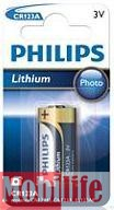 Батарейка Philips Lithium CR123A 1шт