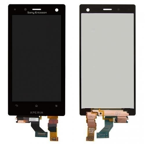 Дисплей для Sony LT26W Xperia acro S с сенсором черный - 533848