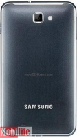 Задня кришка Samsung i9220, N7000 Galaxy Note Чорний оригінал