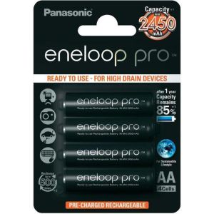 Аккумулятор Panasonic ENELOOP Pro AA R06 2450mAh NiMh 4шт Цена за 1 елемент - 547320