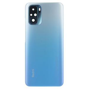 Задняя крышка Xiaomi Redmi Note 10 4G, Note 10S со стеклом камеры, синий - 913855