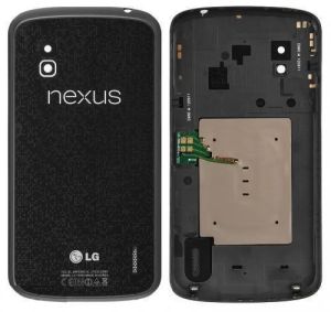 Задняя крышка LG E960 Nexus 4 черная - 540204