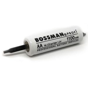 Акумулятор промисловий Bossman AA 1.2V Ni-Cd 1100mAh (з контактами під пайку) - 561061