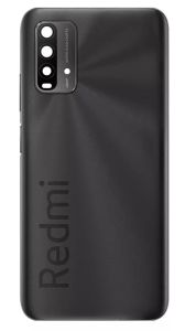 Крышка Xiaomi Redmi Note 9, Redmi 10X 4G со стеклом камеры, Midnight Grey - 922806
