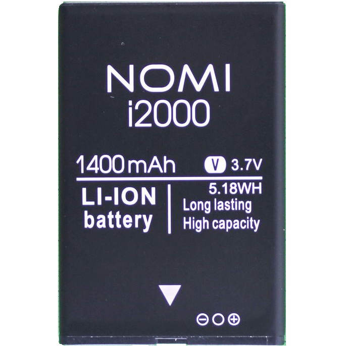 Аккумулятор для Nomi i2000 1400mAh Оригинал - 561958