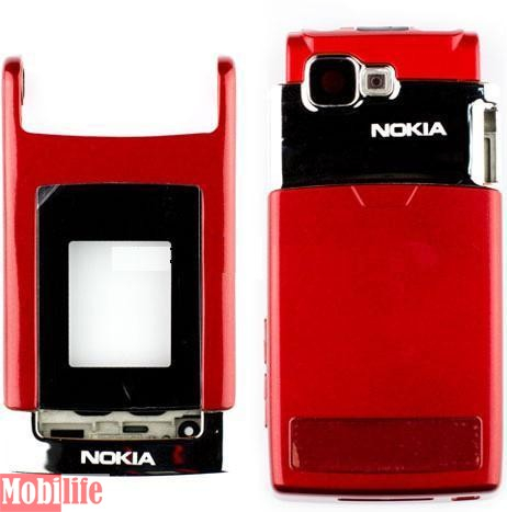 Корпус для Nokia N76 Best красный - 502537