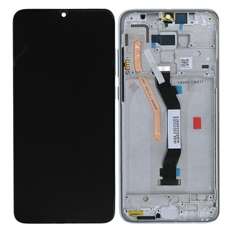 Дисплей для Xiaomi Redmi Note 8 Pro с сенсором рамкой Черный - 562354
