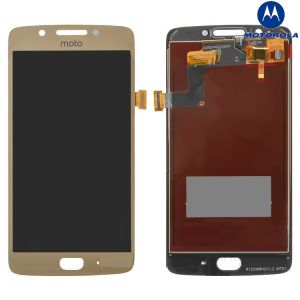 Дисплей для Motorola XT1670 Moto G5, XT1672, XT1675, XT1676 с сенсором золотистый - 552699