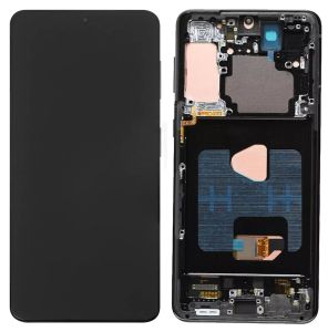 Дисплей Samsung G996 Galaxy S21 Plus с сенсором и рамкой, black (TFT) - 929537