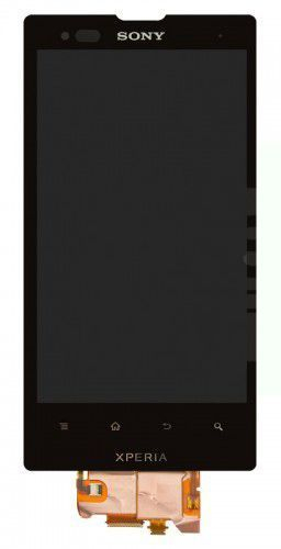 Дисплей для Sony LT28h Xperia Ion с сенсором черный - 533849