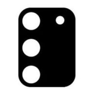 Стекло камеры Samsung G770 Galaxy S10 Lite черный