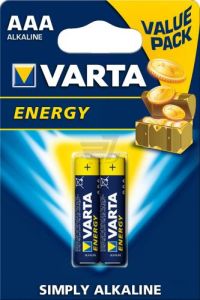 Батарейка Varta AAA LR03 2шт ENERGY (04103) Цена упаковки - 556886