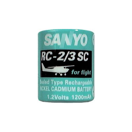 Аккумулятор промышленный Sanyo RC-2/3 SC 1.2V 1200mAh Ni-Cd - 561062