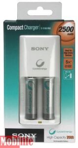 Зарядний пристрій Sony Compact charger 2xAA 2500 MAH - 501831