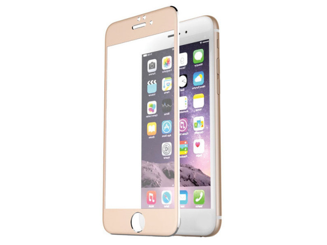 Захисне скло Apple iPhone 6, 6S 3D Gold - 551695