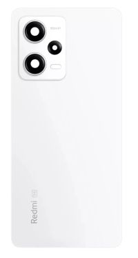 Крышка Xiaomi Redmi Note 12 Pro 5G со стеклом камеры, White