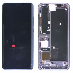 Дисплей для Xiaomi Mi Note 10, Mi Note 10 Lite с сенсором и рамкой Черный Оригинал - 563248