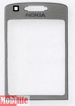 Стекло дисплея для ремонта Nokia 6280 серебристый - 534651