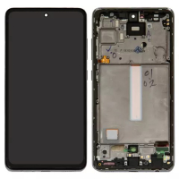 Дисплей Samsung A525 Galaxy A52 (2021) c сенсором и рамкой белый (Oled)