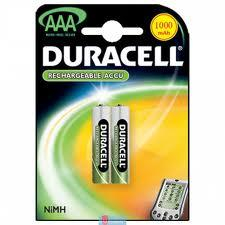 Аккумулятор Duracell HR03 (AAA) 1000 mAh 1x2шт - 115437