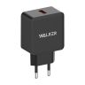 Сетевое зарядное устройство с быстрой зарядкой WALKER WH-25 18W (QC3.0, 1USB 2.4A) black - 919221