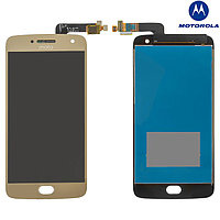 Дисплей Motorola XT1684 Moto G5 Plus, XT1685 Moto G5 Plus Dual SIM, XT1687 Moto G5 Plus с сенсором золотистый - 552701