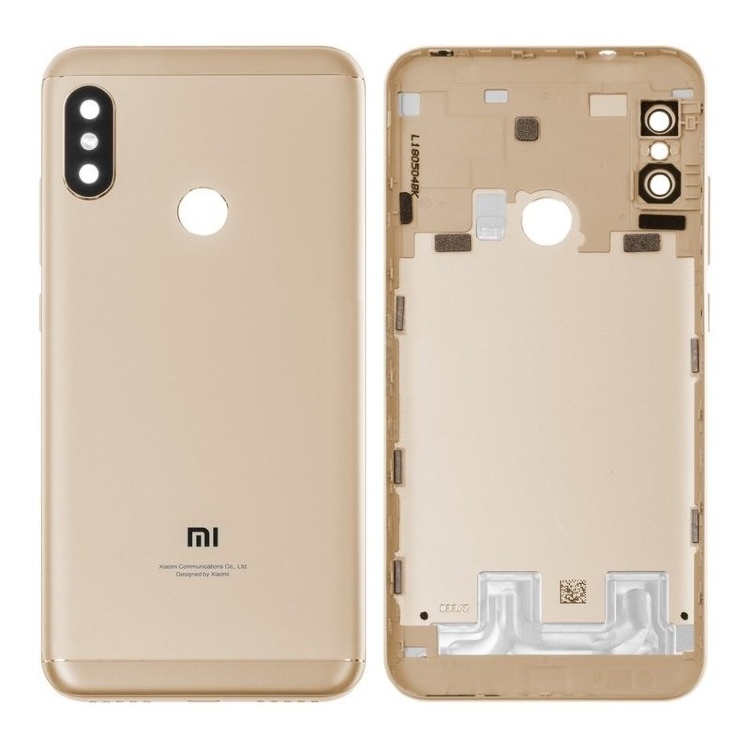 Задняя крышка Xiaomi Mi A2 Lite, Redmi 6 Pro золотистая - 556788