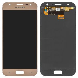 Дисплей для Samsung J330F Galaxy J3 (2017) с сенсором золотистый Оригинал - 557986