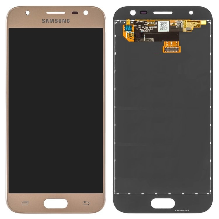 Дисплей для Samsung J330F Galaxy J3 (2017) с сенсором золотистый Оригинал - 557986