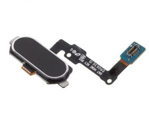 Шлейф Samsung G570F Galaxy J5 Prime кнопки меню черный, с пластиком - 558183