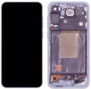 Дисплей Samsung SM-A556 Galaxy A55 5G (2024) с сенсором и рамкой, Light Violet, оригинал - 915159