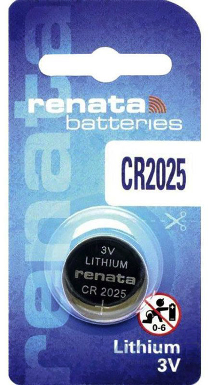 Батарейка Renata CR2025 1шт. - 527185