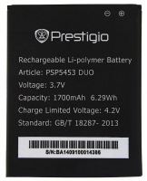 Аккумулятор для Prestigio MultiPhone PSP5453 DUO 1700mAh