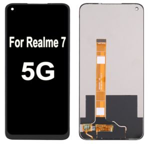 Дисплей для Realme 7 5G, A53 5G, A73 5G с сенсором, черный (Original PRC) - 911170
