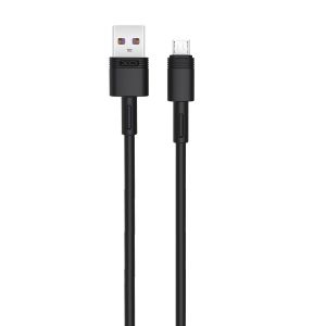 Дата-кабель USB XO NB-Q166 5A Quick Charge Micro black - 914561